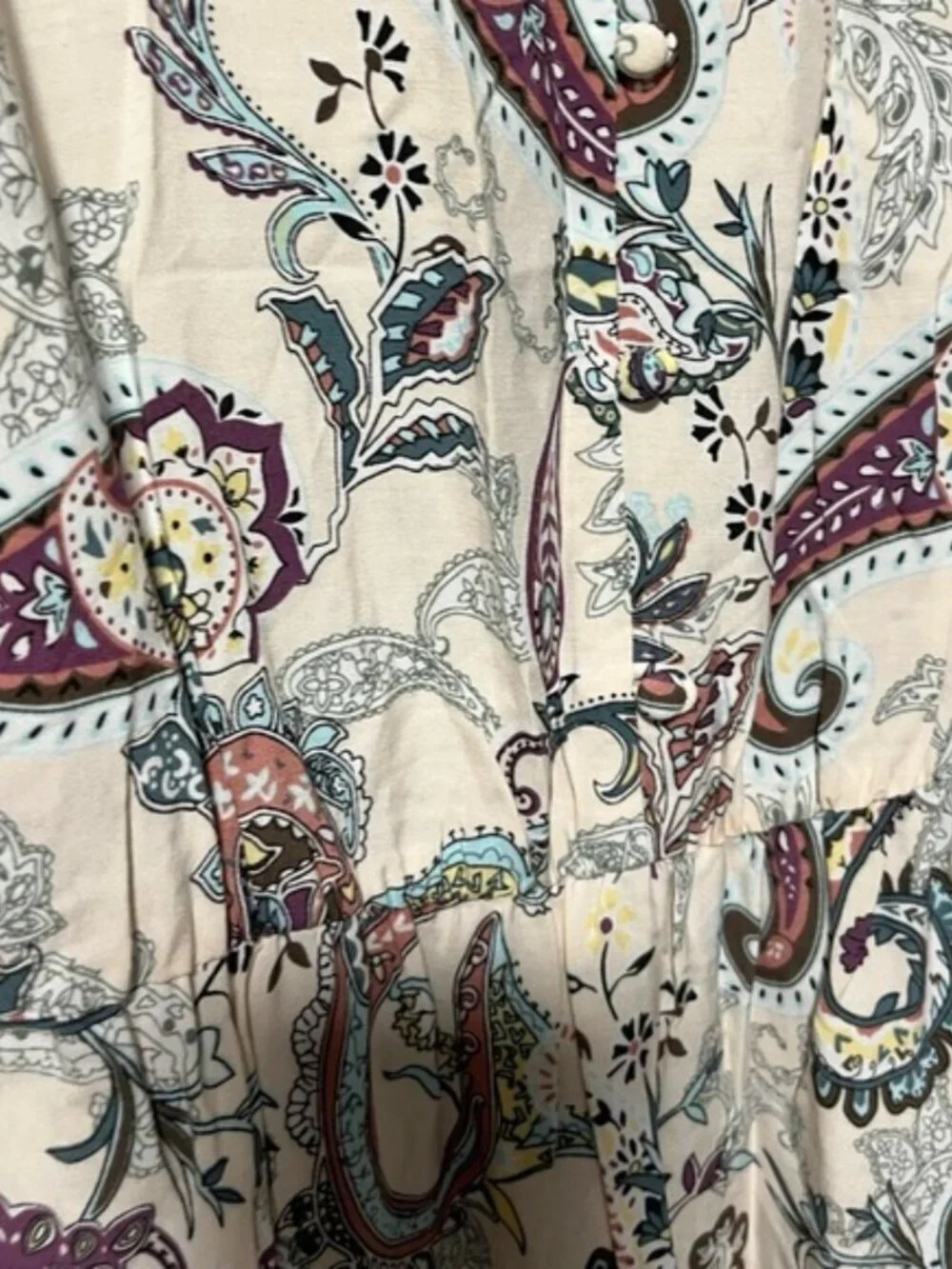 Reitmans Paisley Print Sleeveless Maxi Dress Size XS